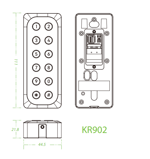 KR902 розміри