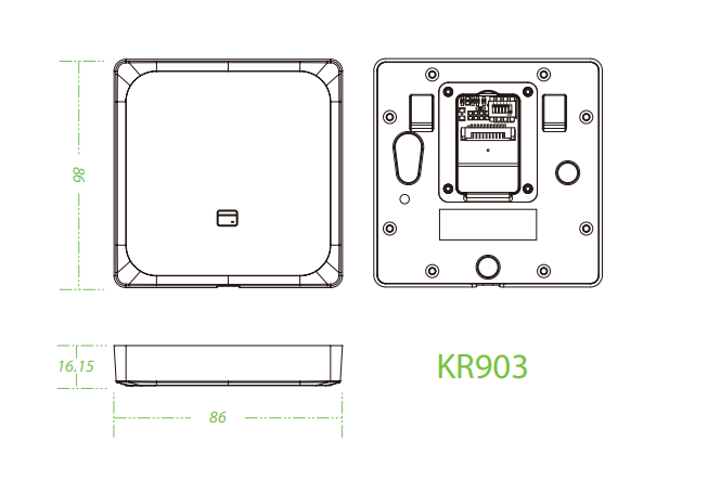 KR903 розміри