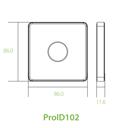 розміри ProID102